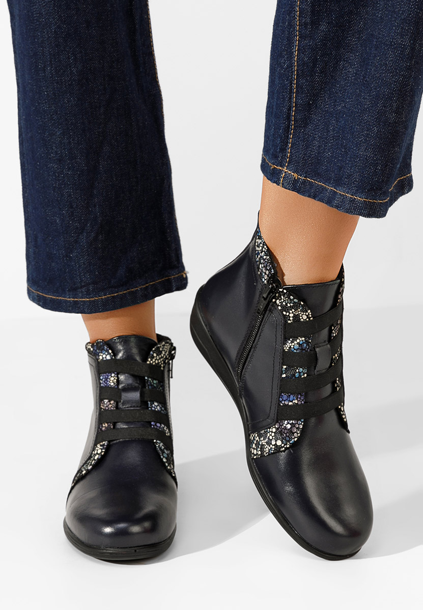 Боти естествена кожа Tashia многоцветен