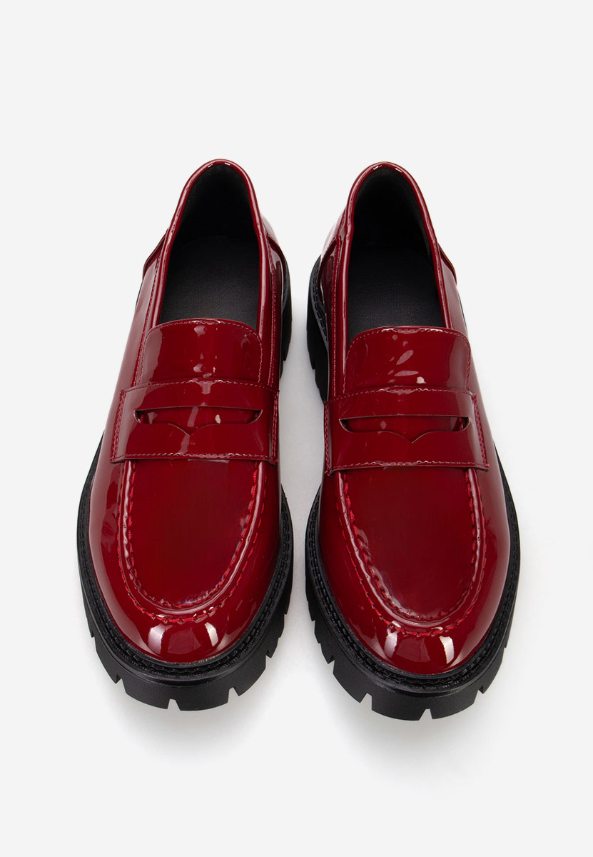 Дамски мокасини Zampa Винено червено