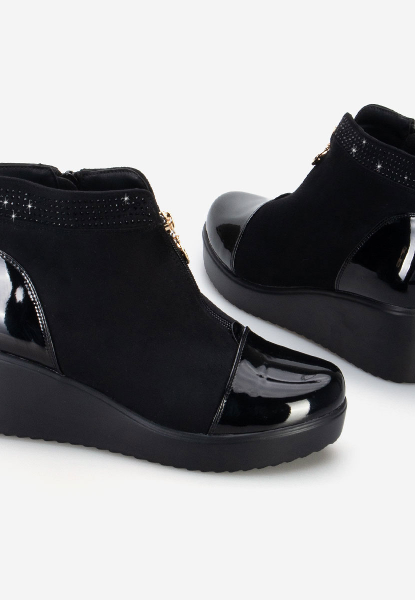 Обувки на платформа Resora черен