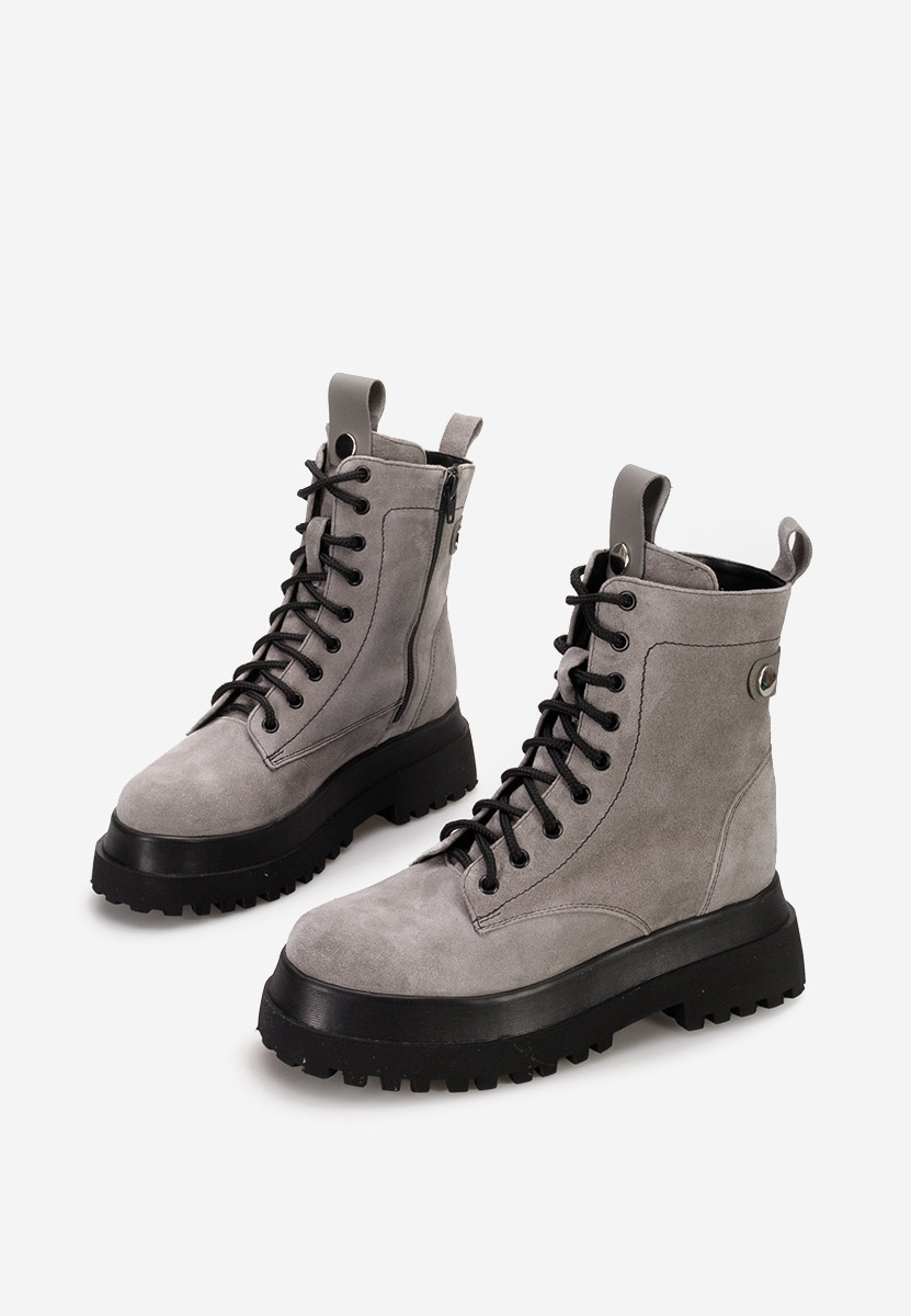 Дамски Ботинки Hiana V2 сив