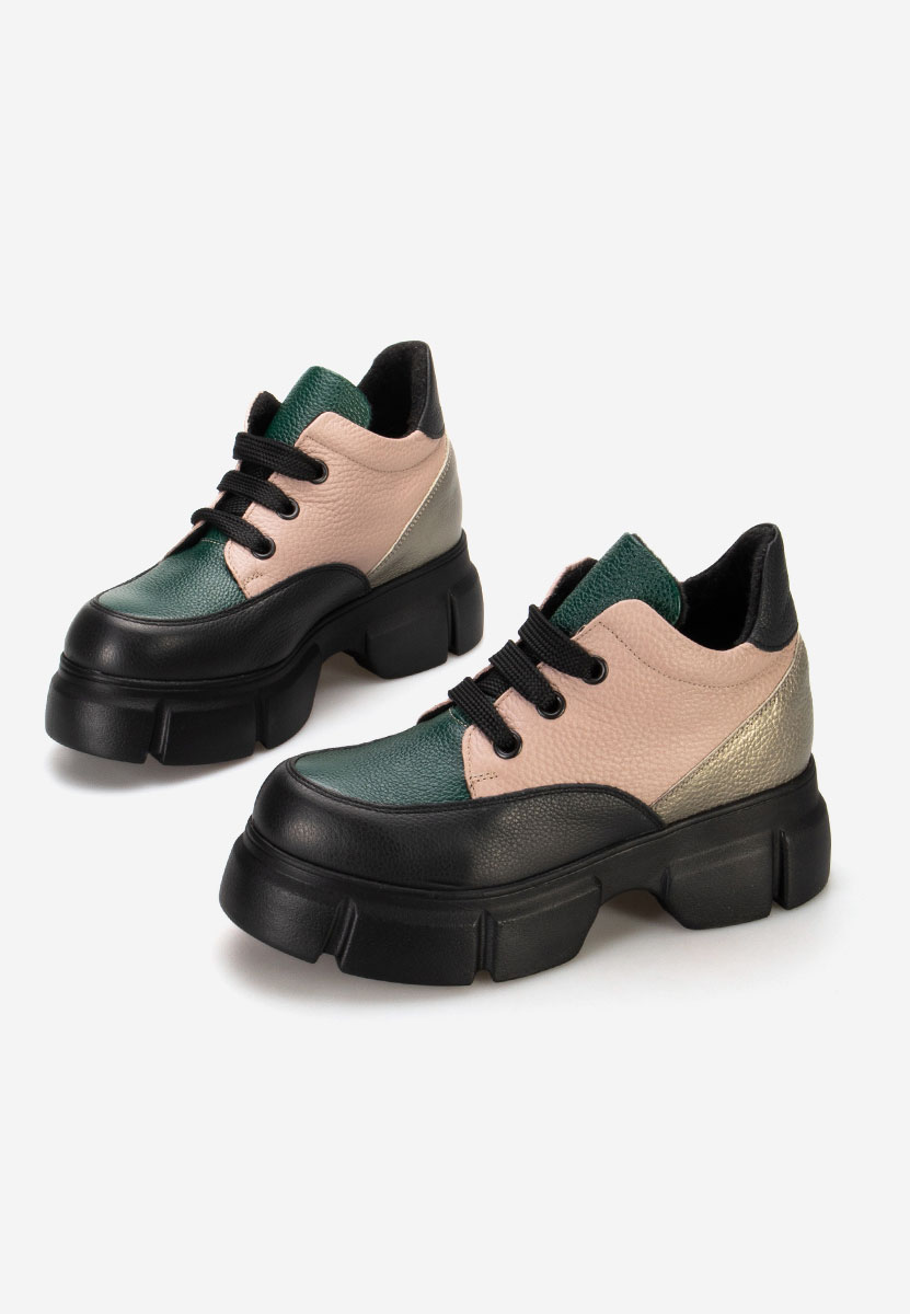 Боти естествена кожа Kianna многоцветен