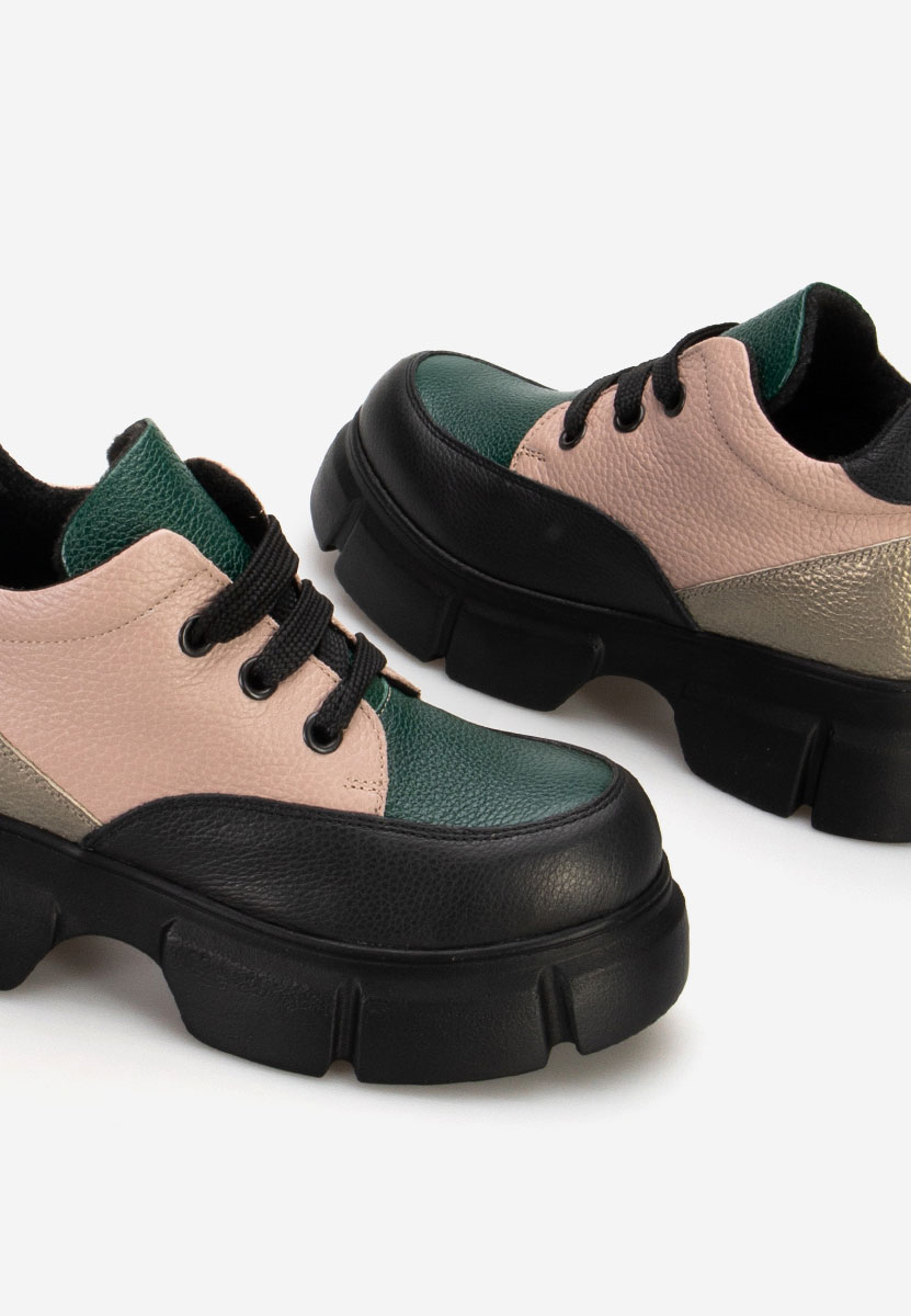 Боти естествена кожа Kianna многоцветен