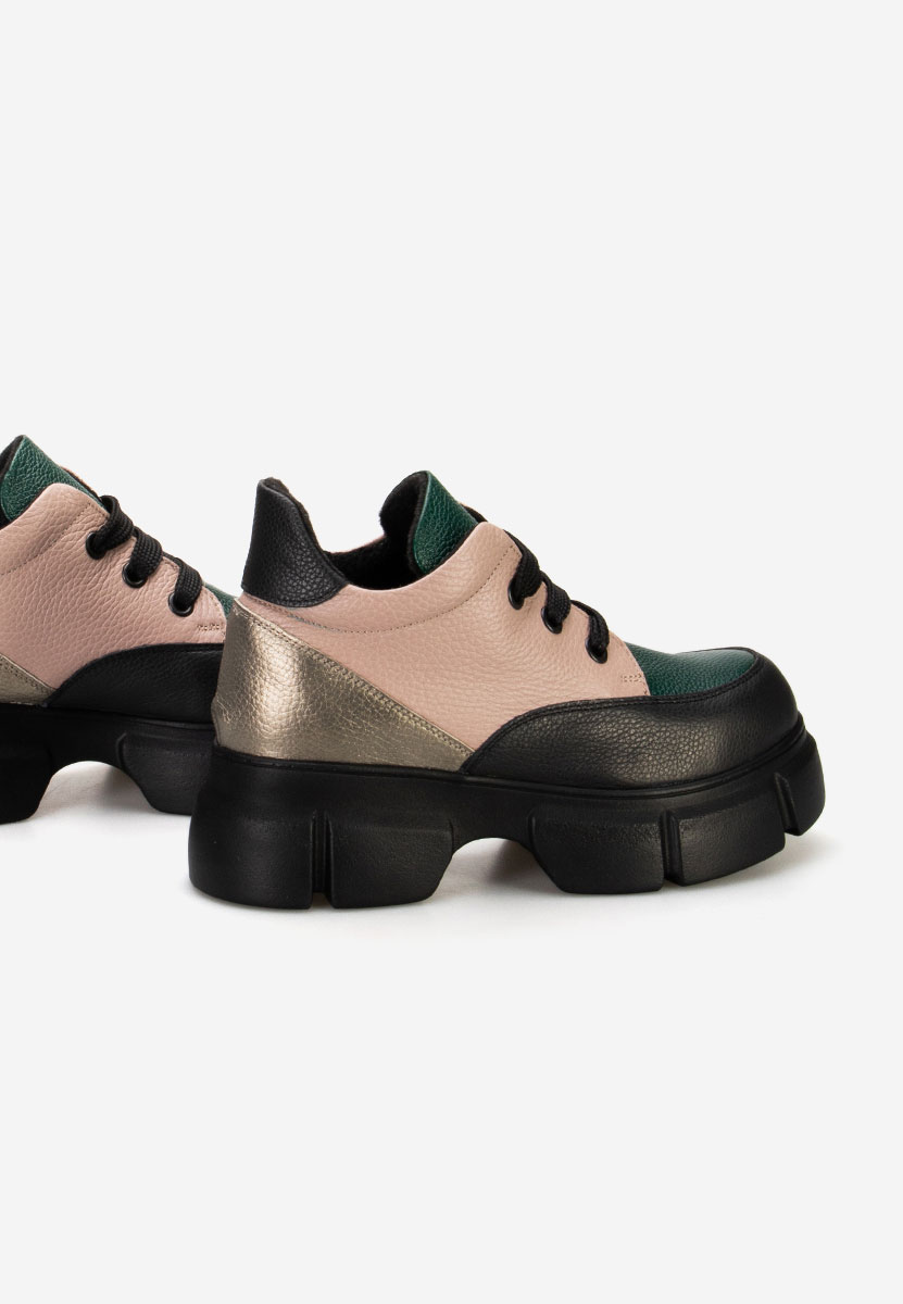 Боти естествена кожа Kianna многоцветен