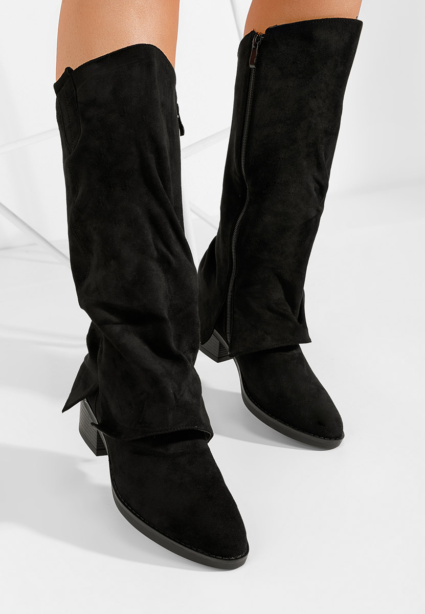 Чизми на ток Chandana черен