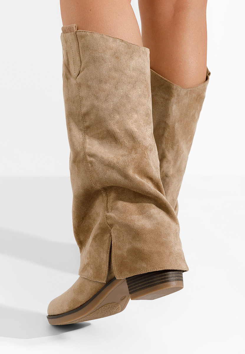 Дамски ботуши Chandana каки