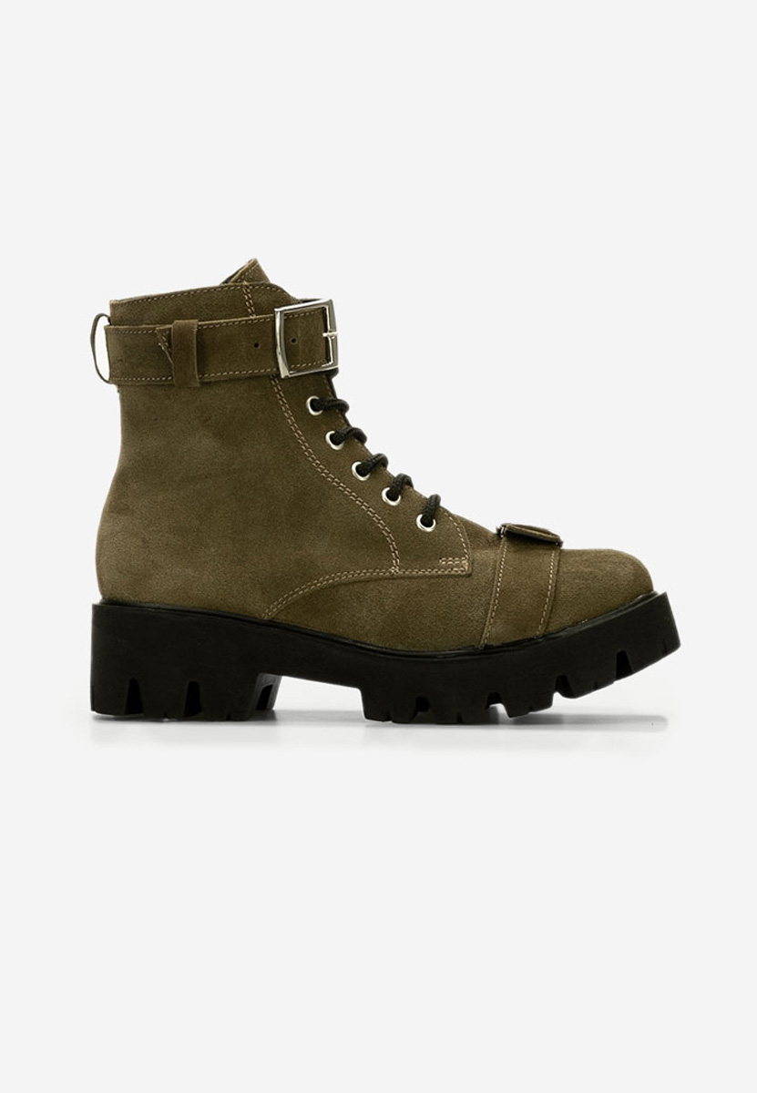 Дамски кожени боти Antonina V2 каки
