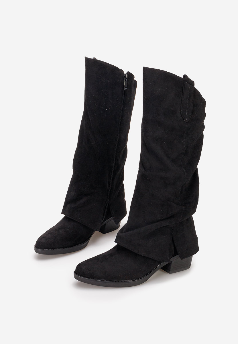 Чизми на ток Chandana черен