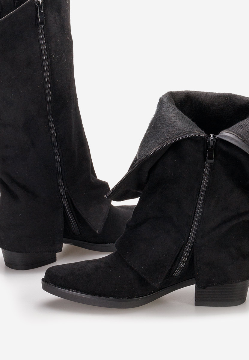 Чизми на ток Chandana черен