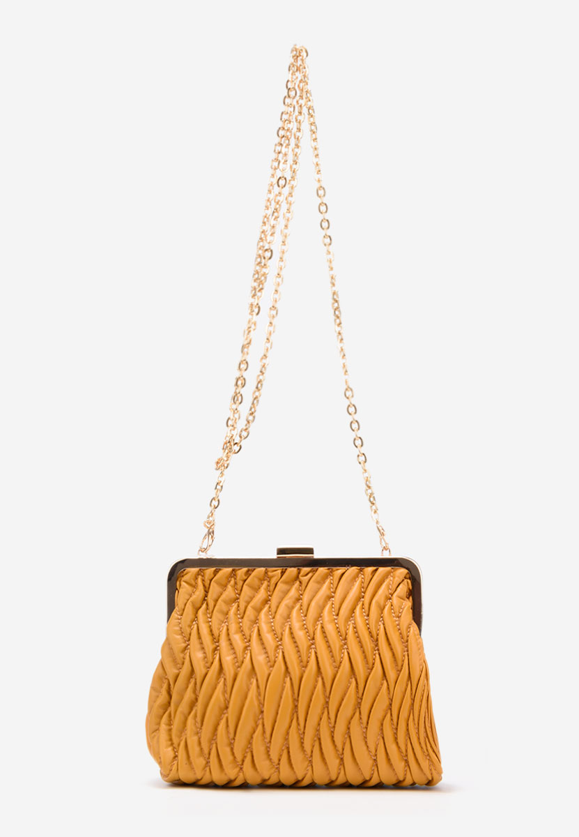 Чанта тип плик Svilena жълта