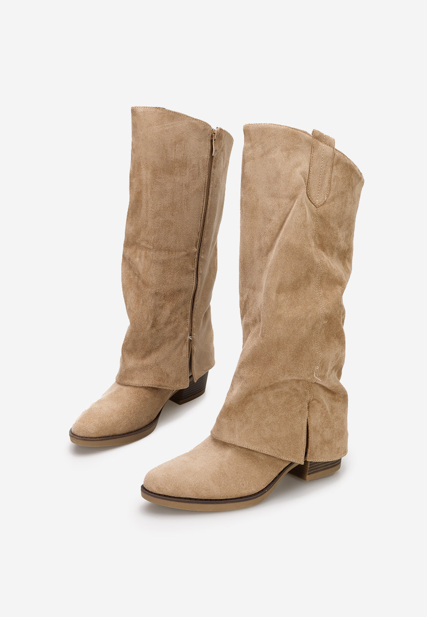 Дамски ботуши Chandana каки