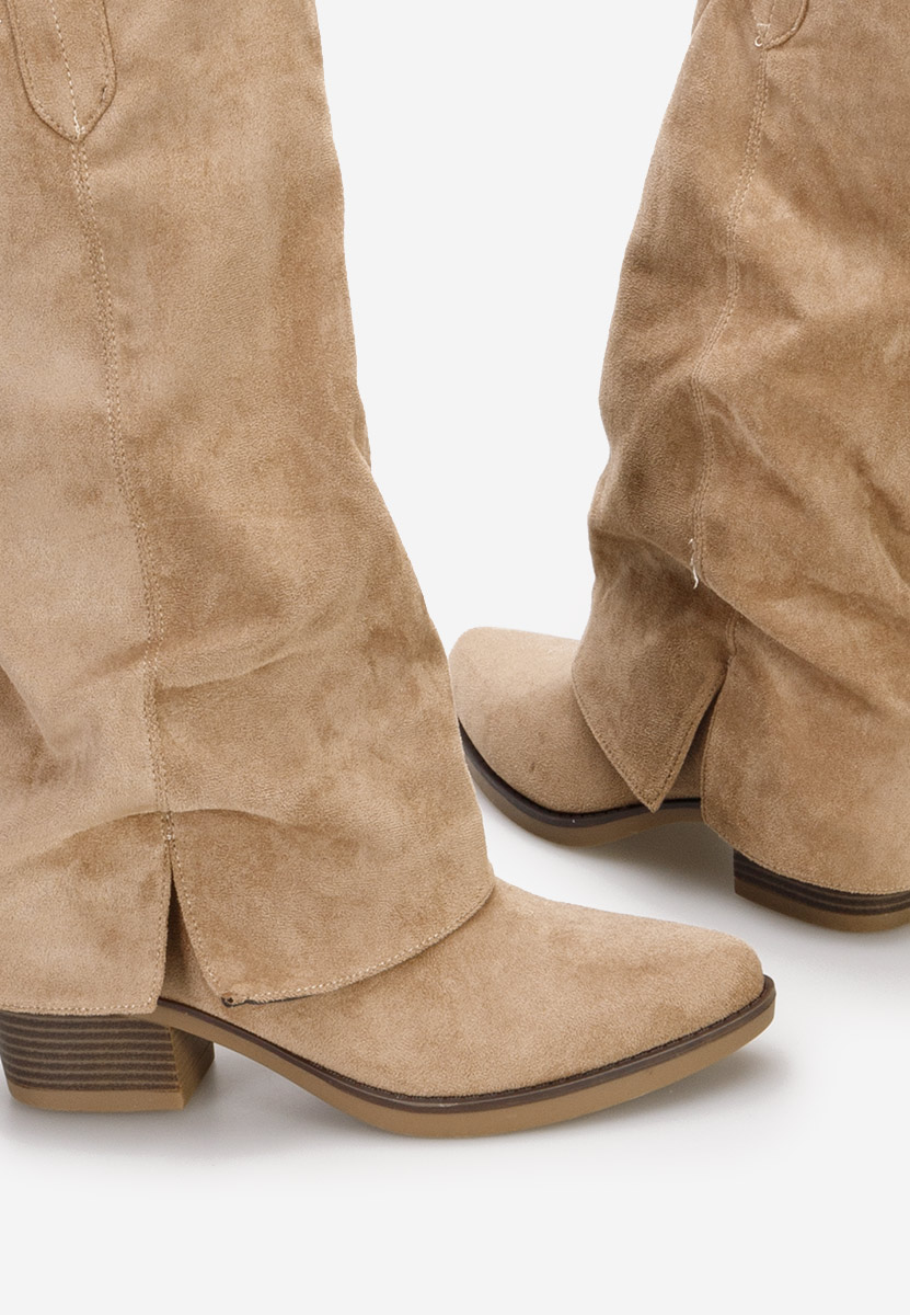 Дамски ботуши Chandana каки