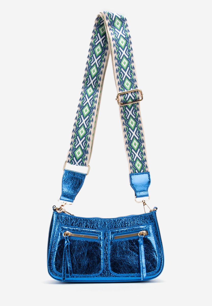 чанта за рамо Sabrya синя