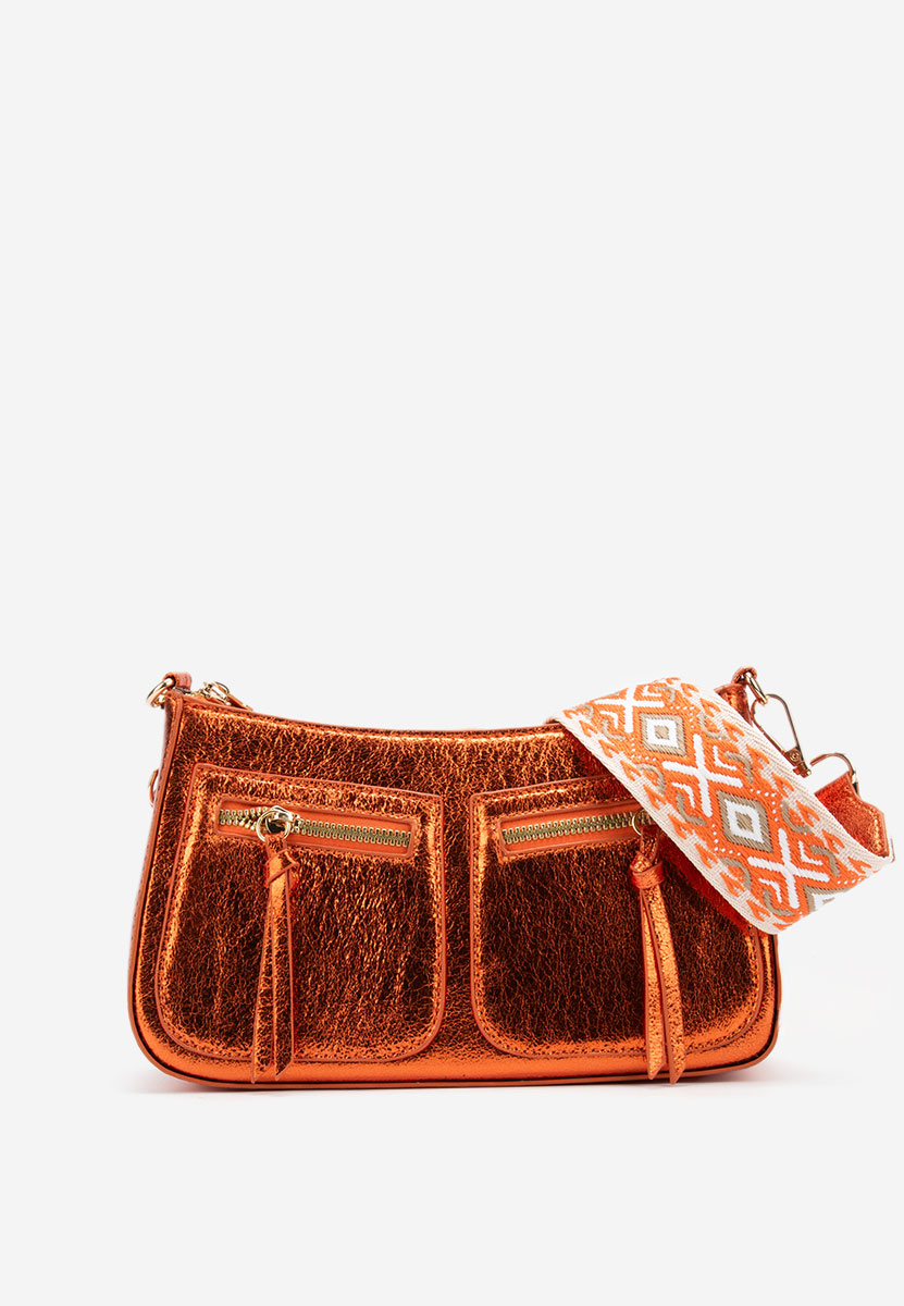 чанта за рамо Sabrya портокал