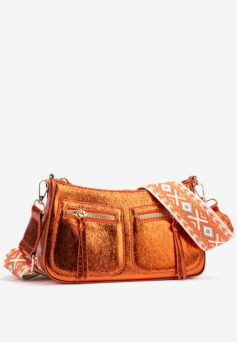 чанта за рамо Sabrya портокал