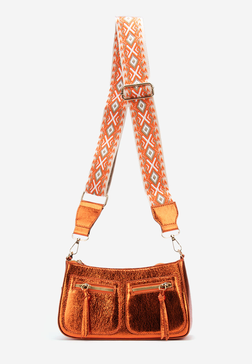 чанта за рамо Sabrya портокал