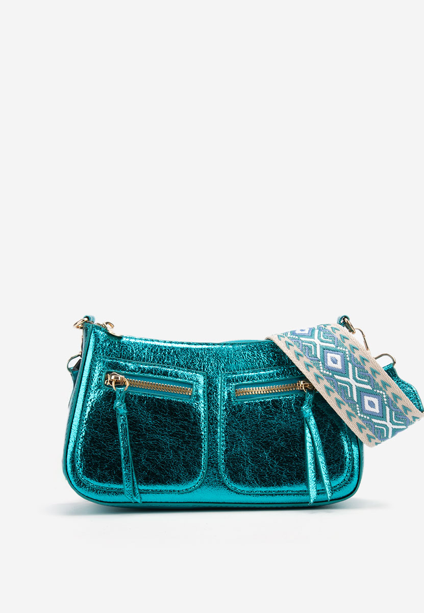 чанта за рамо Sabrya тюркоазена