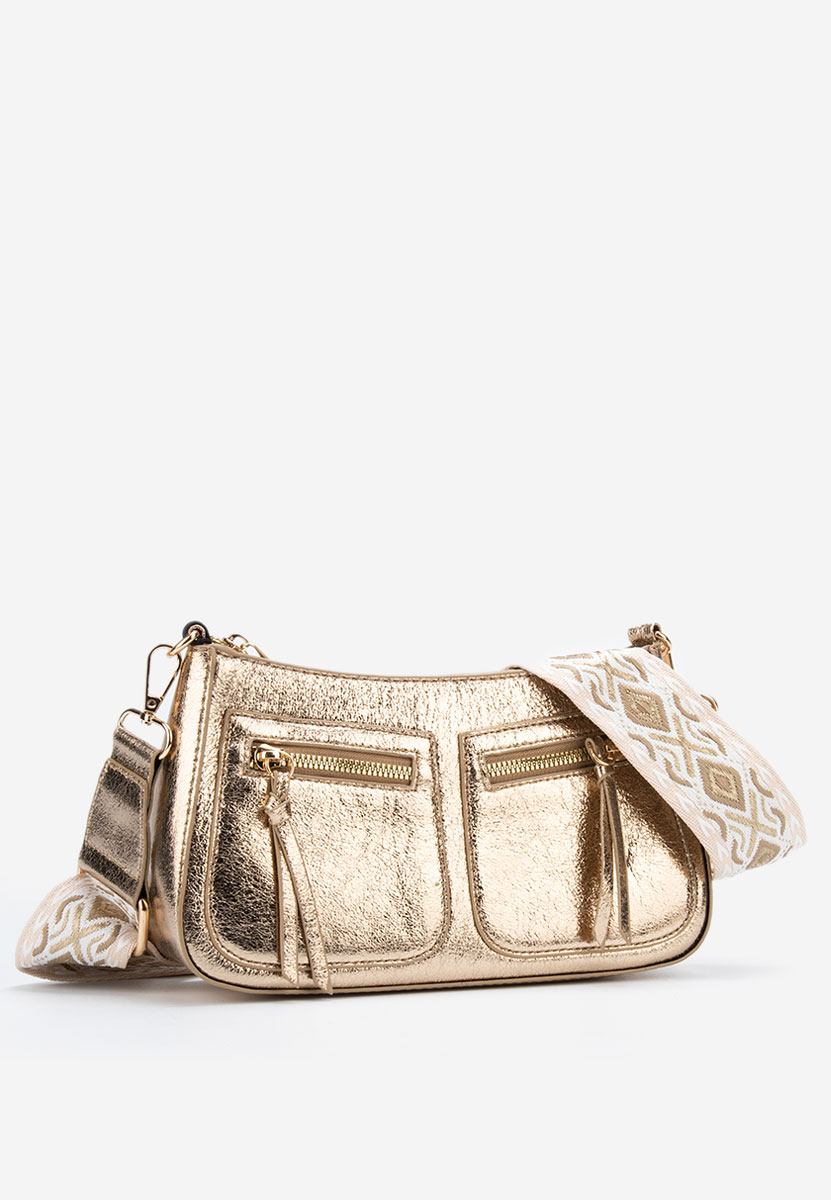 чанта за рамо Sabrya златиста