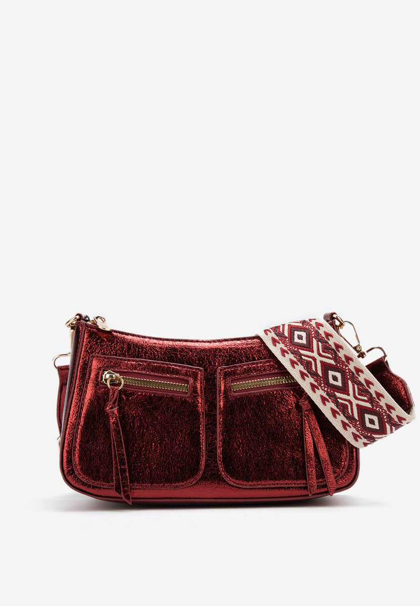 чанта за рамо Sabrya бордо