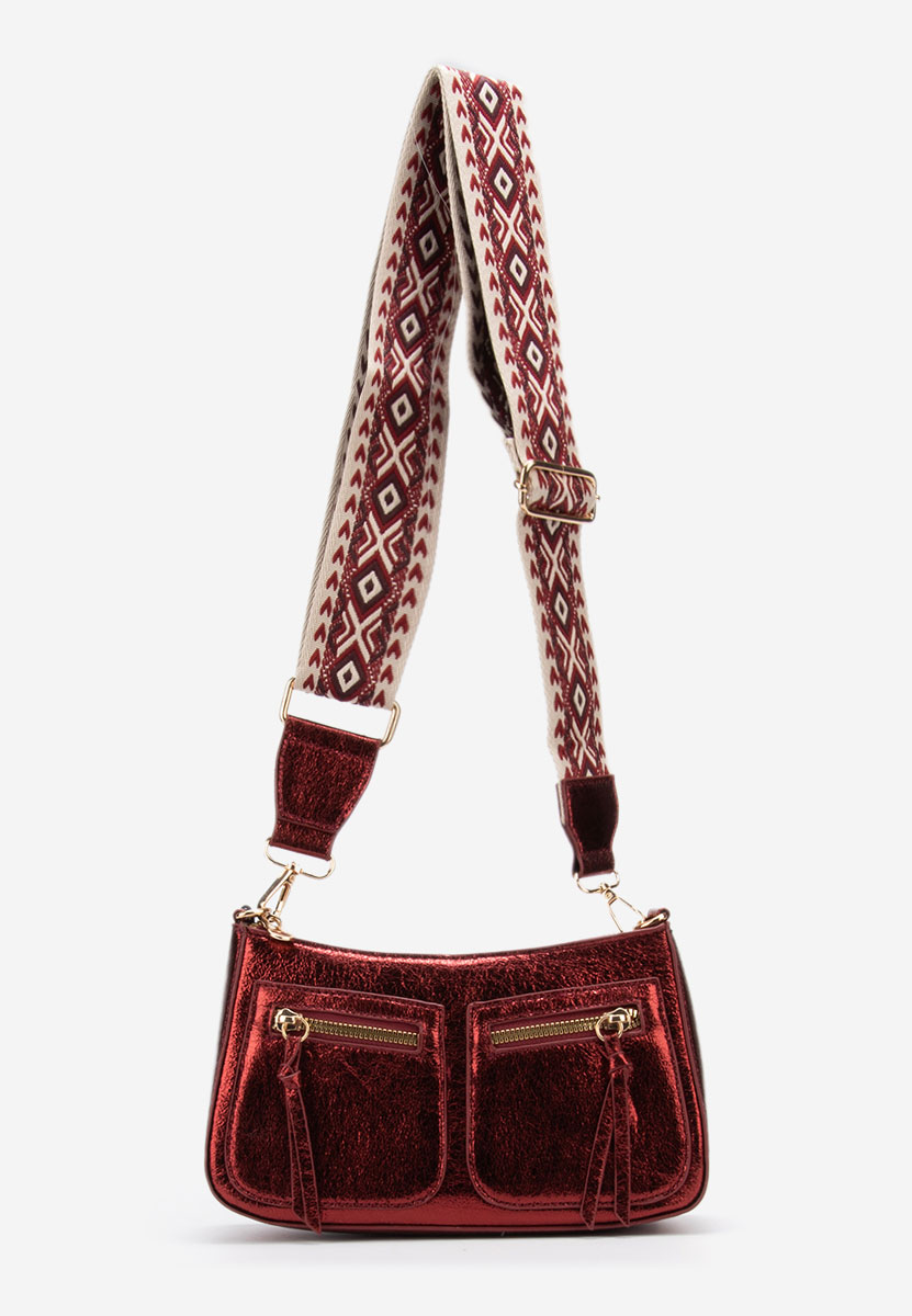 чанта за рамо Sabrya бордо