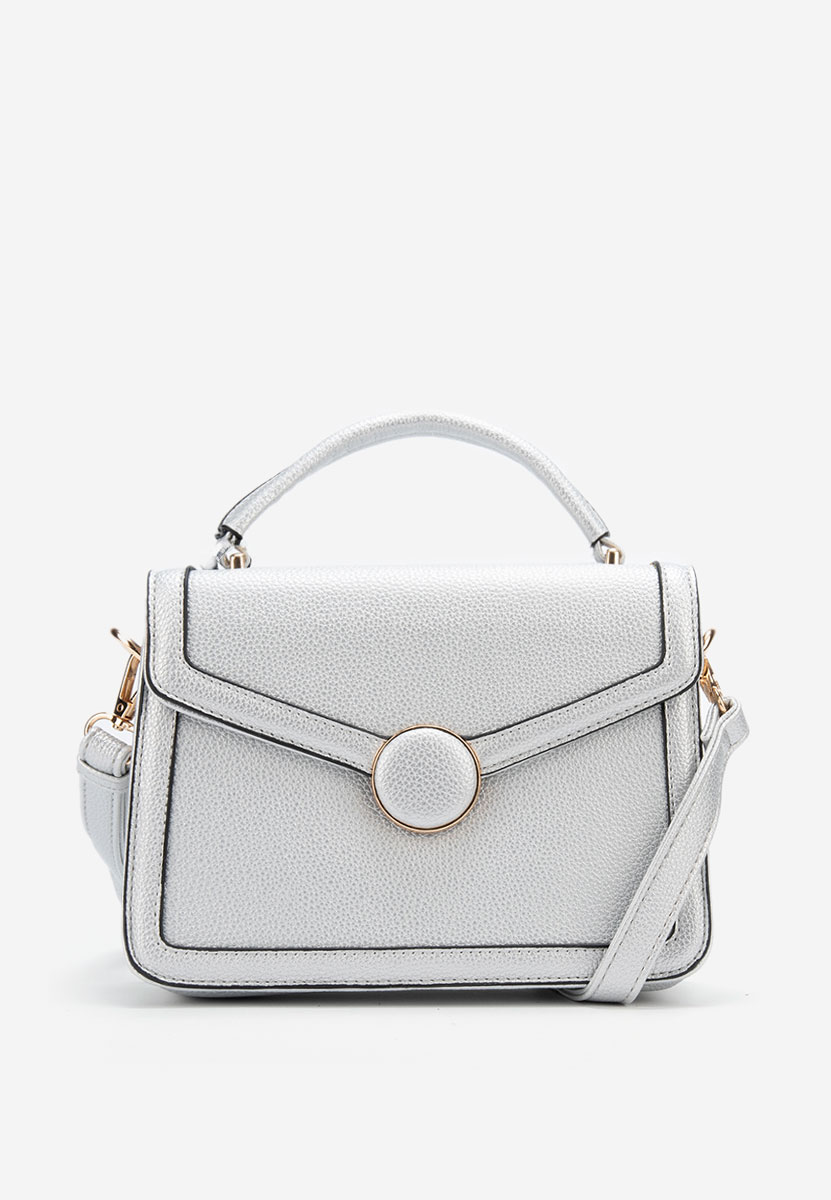 Ръчна чанта Julith сребриста