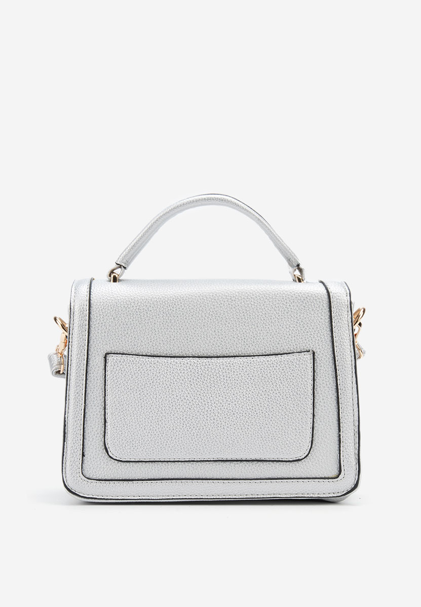 Ръчна чанта Julith сребриста