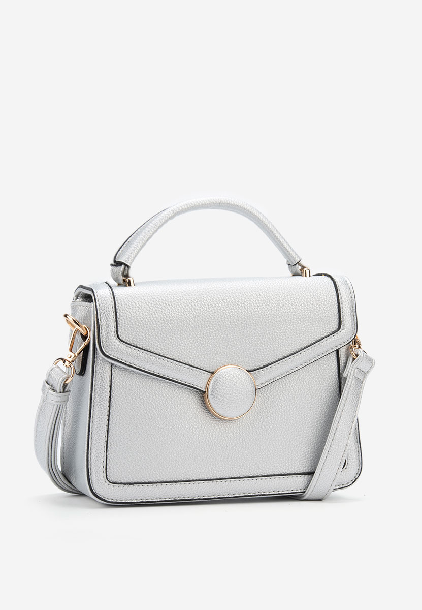 Ръчна чанта Julith сребриста