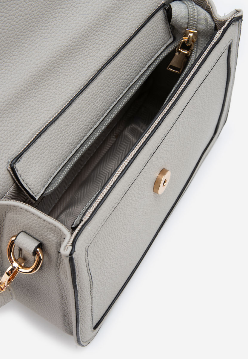 Ръчна чанта Julith сива