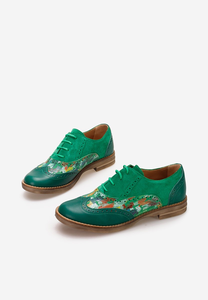 Дамски обувки brogue Emily V2 зелен