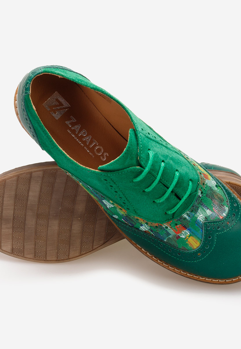 Дамски обувки brogue Emily V2 зелен