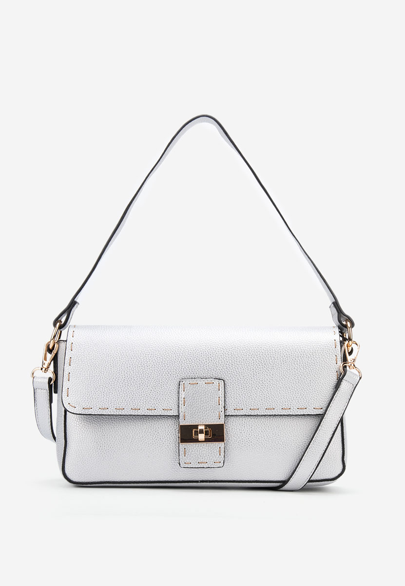 Ръчна чанта Emilea сребриста