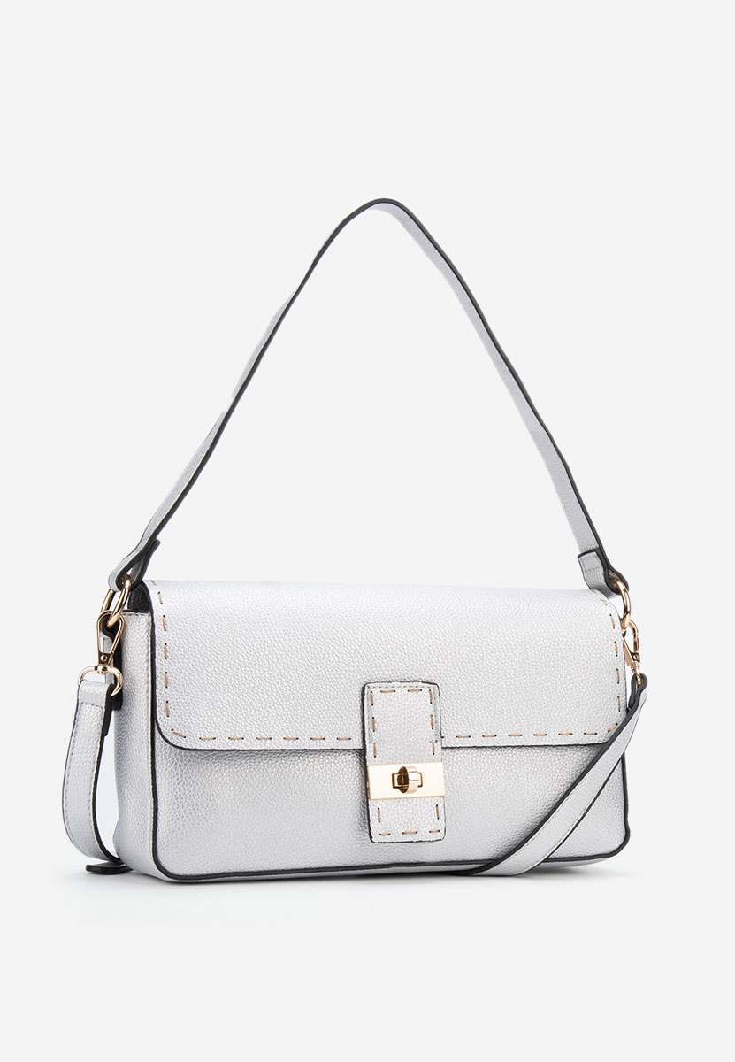 Ръчна чанта Emilea сребриста