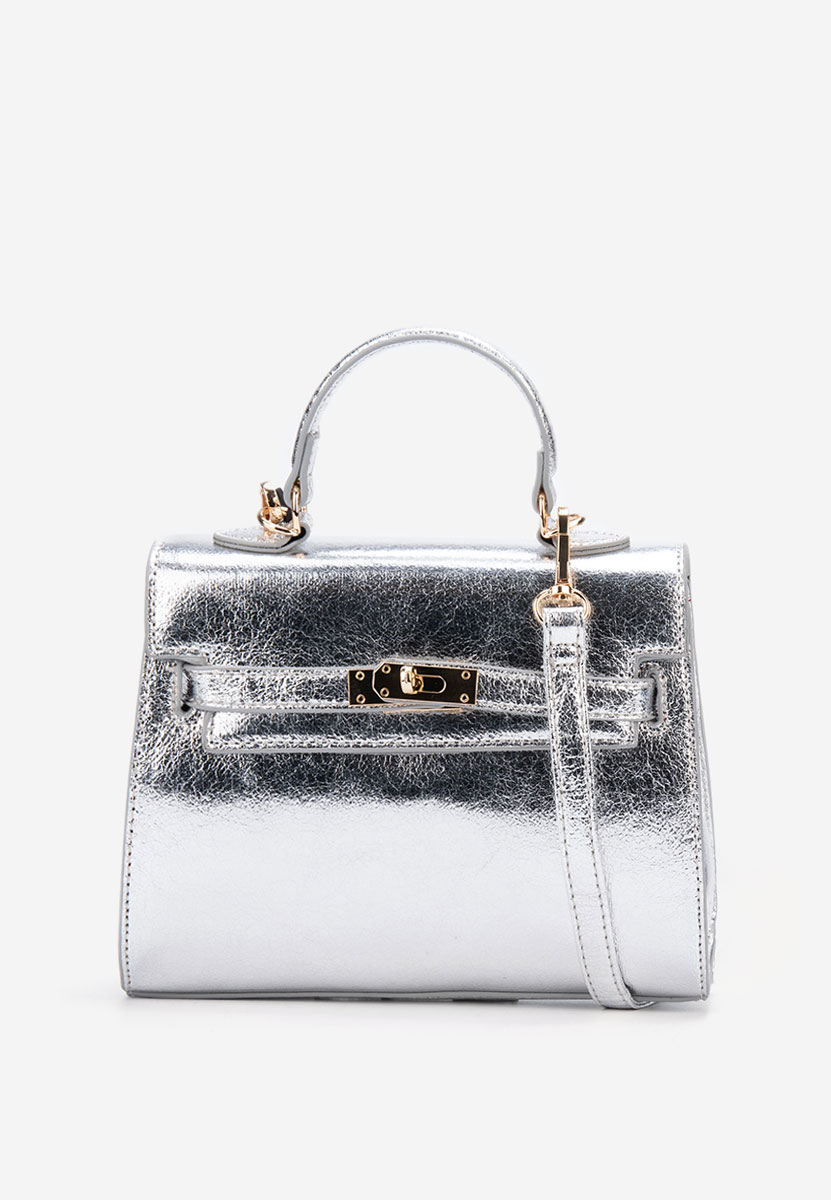 чанта за рамо Alatia сребриста