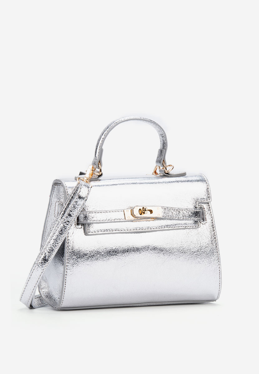 чанта за рамо Alatia сребриста