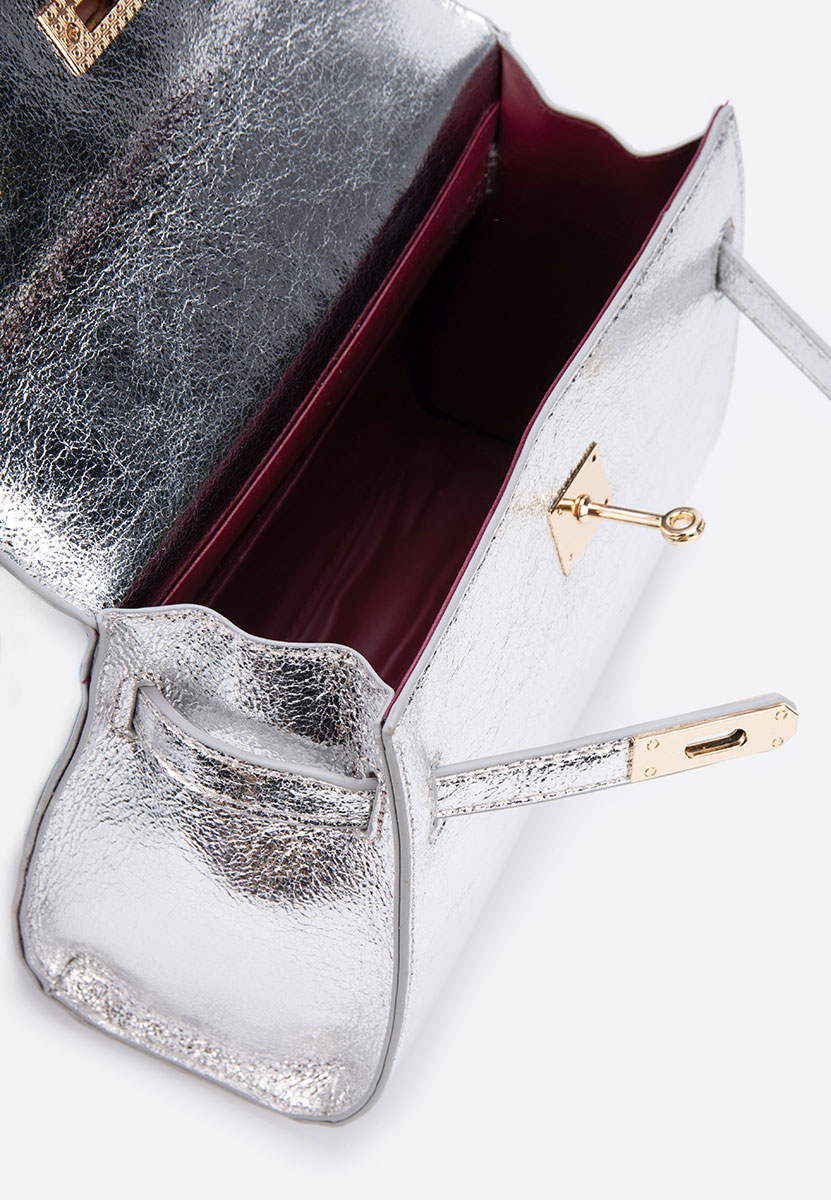 чанта за рамо Alatia сребриста