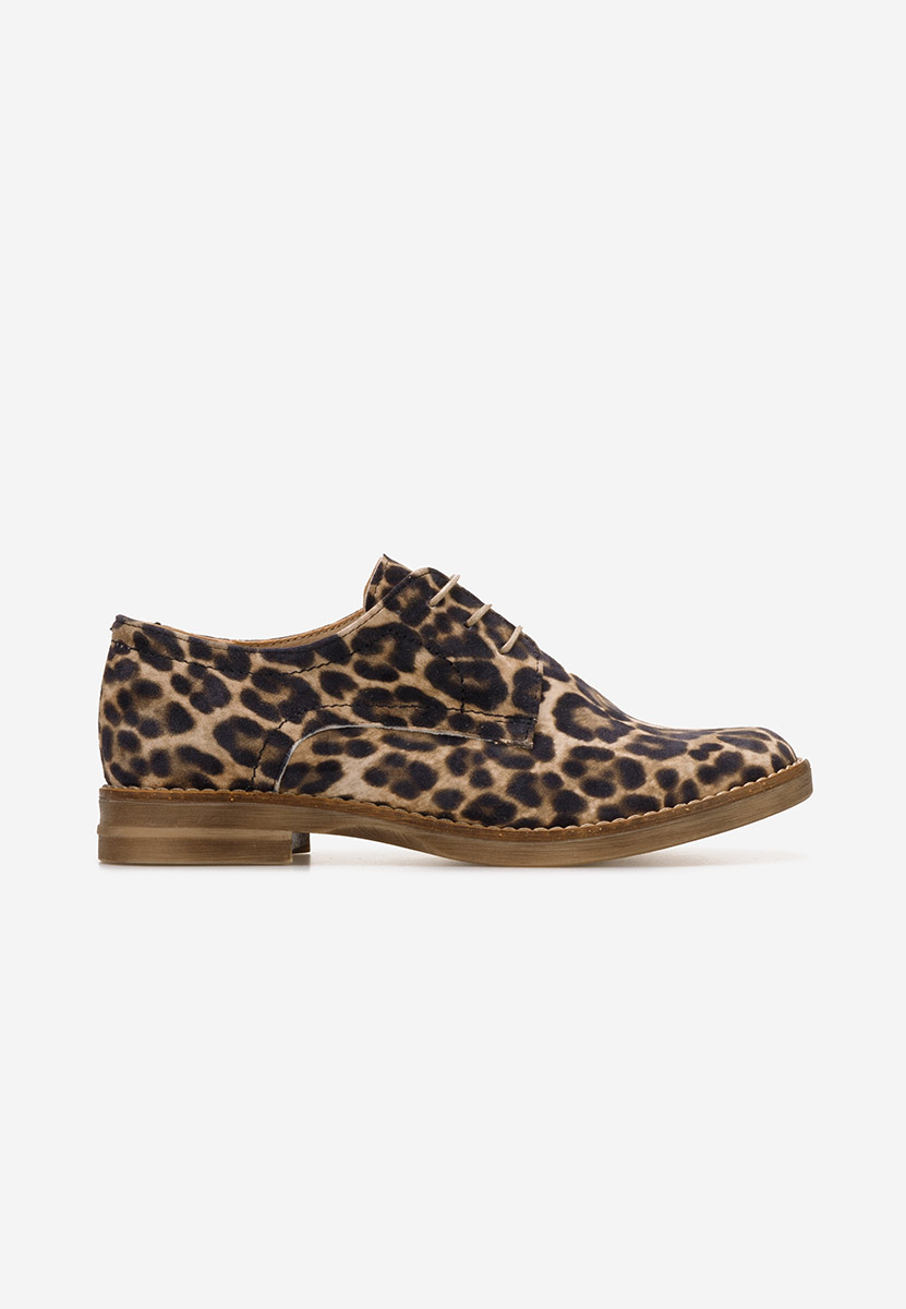 Дамски обувки derby Otivera леопарди