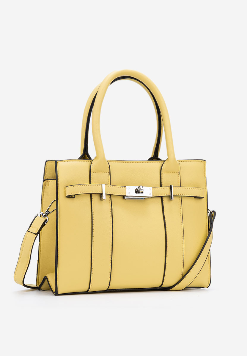 Ръчна чанта Yvesa жълта
