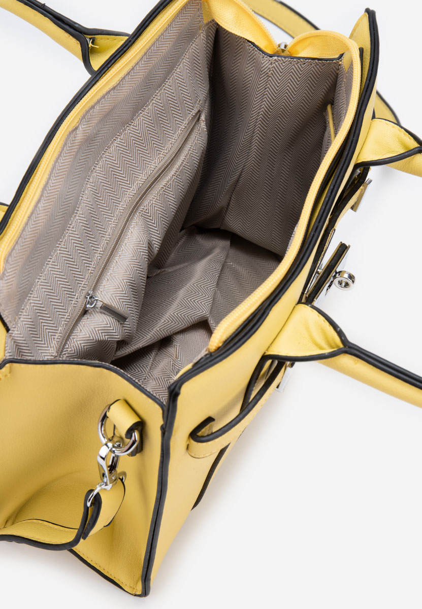 Ръчна чанта Yvesa жълта