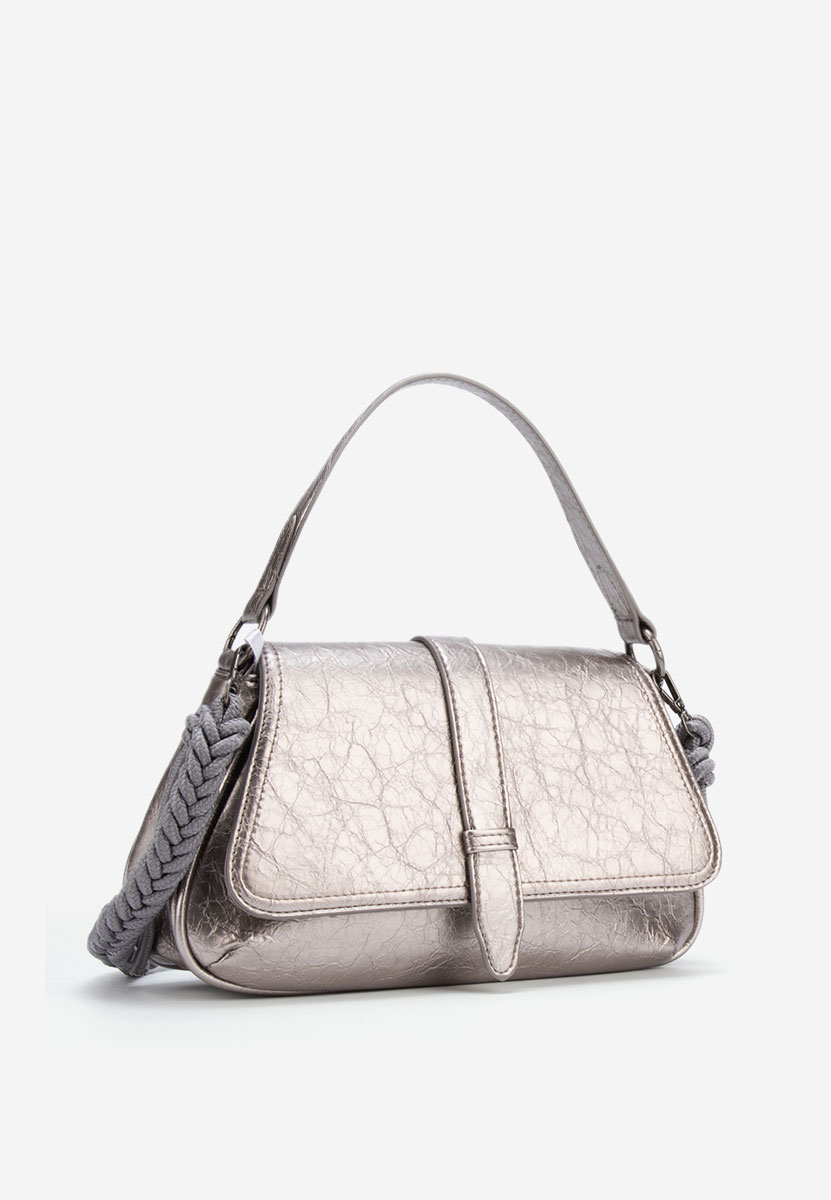 Ръчна чанта Tinsia сребриста