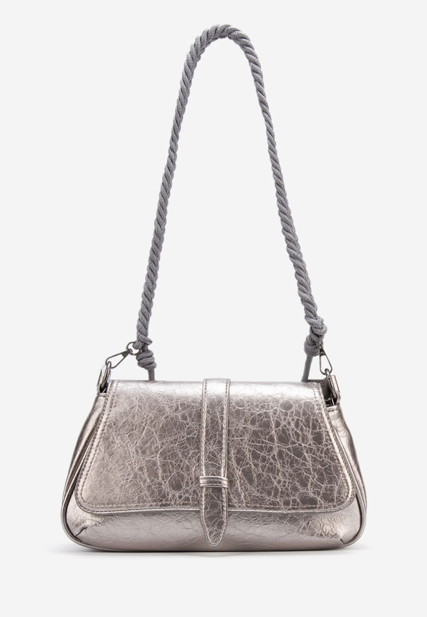 Ръчна чанта Tinsia сребриста