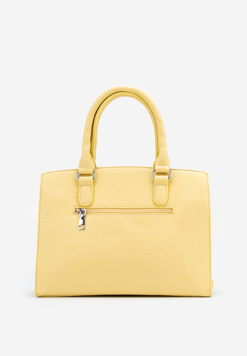 Ръчна чанта Lentia жълта