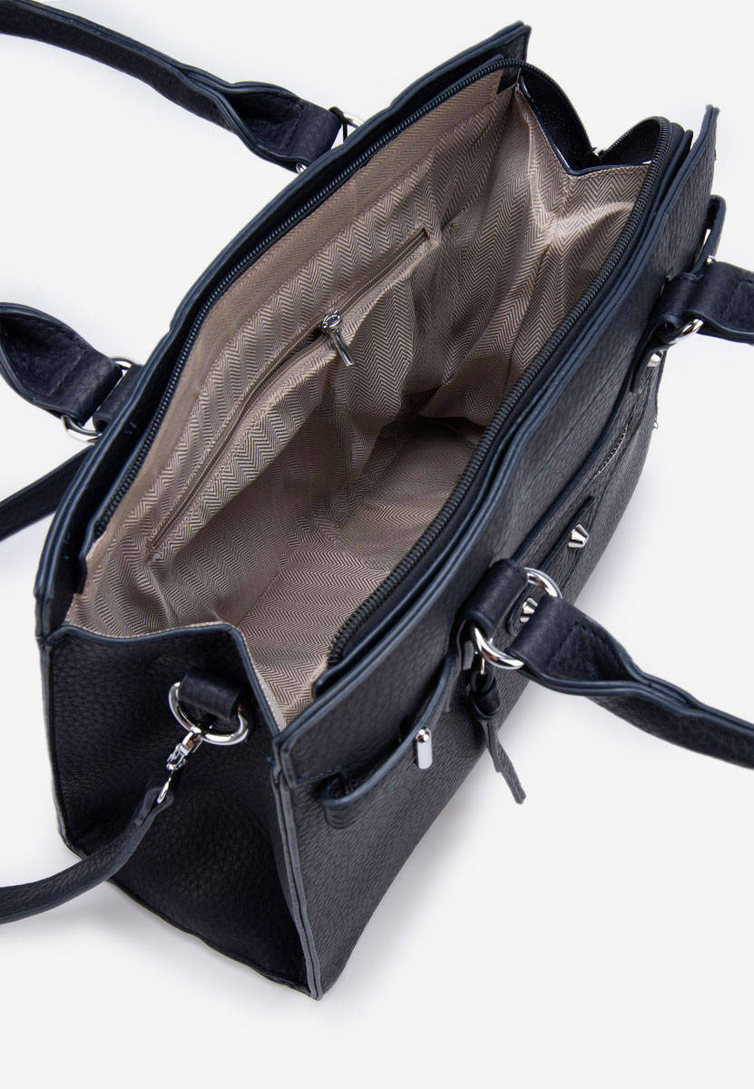 Дамски офис чанта Lentia военно синя