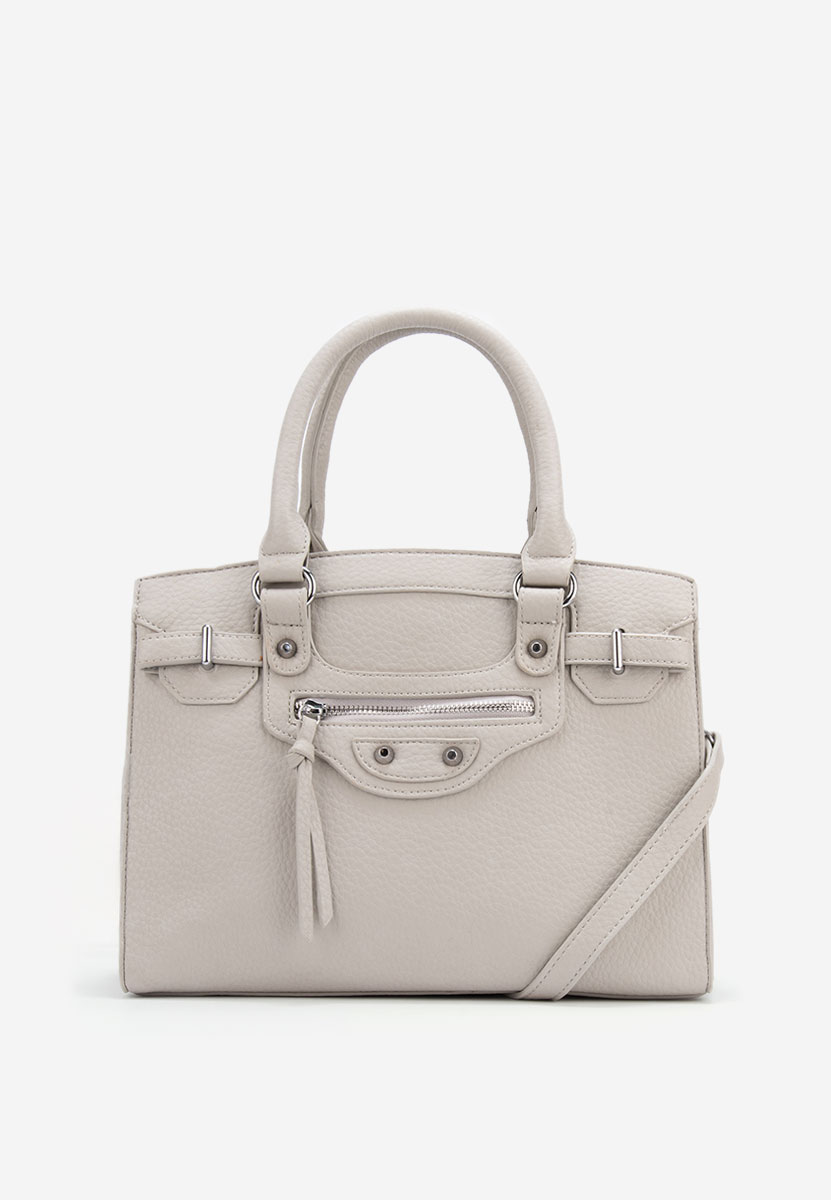 Дамски офис чанта Lentia сива