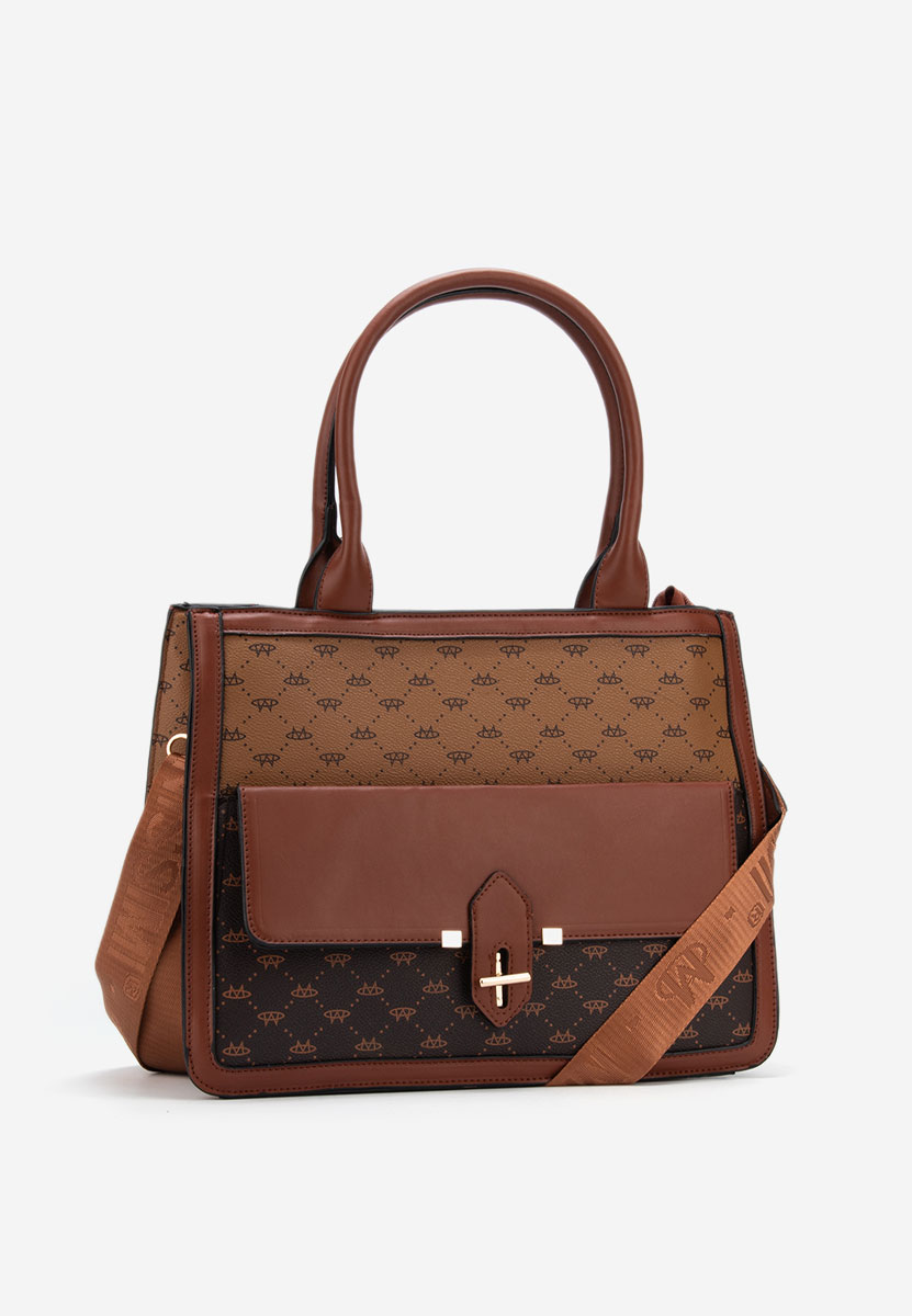 Ръчна чанта Kimly кафява