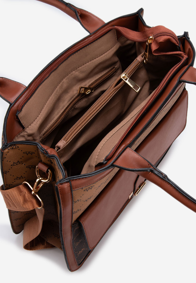 Ръчна чанта Kimly кафява