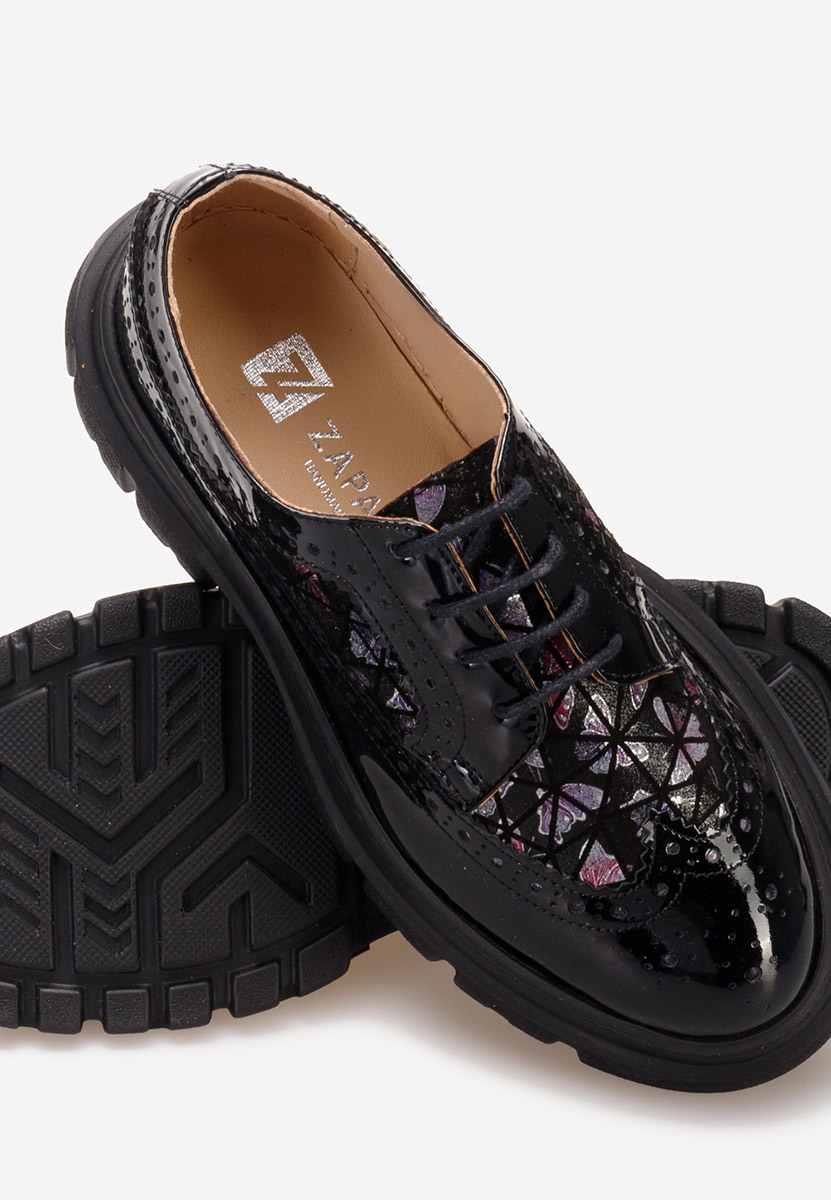 Дамски обувки derby Henise V9 черни