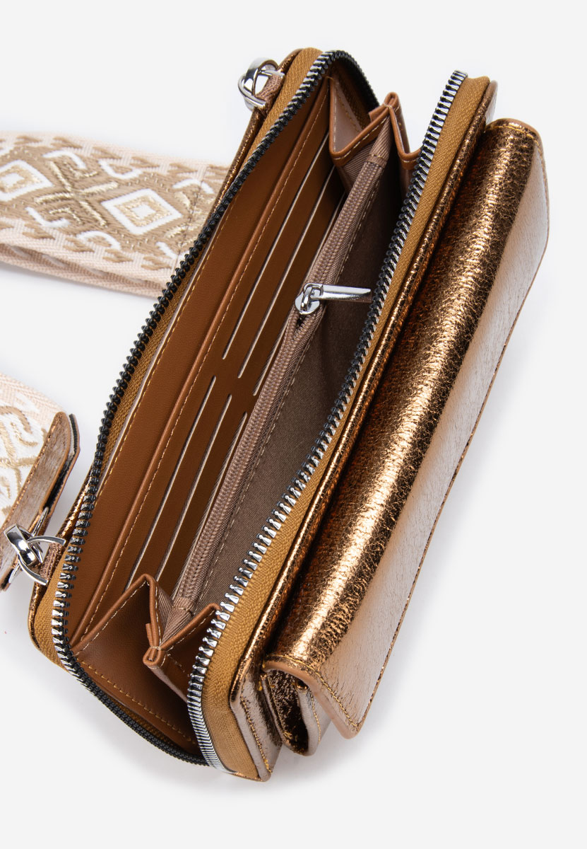 Клъч чанта Liada меден