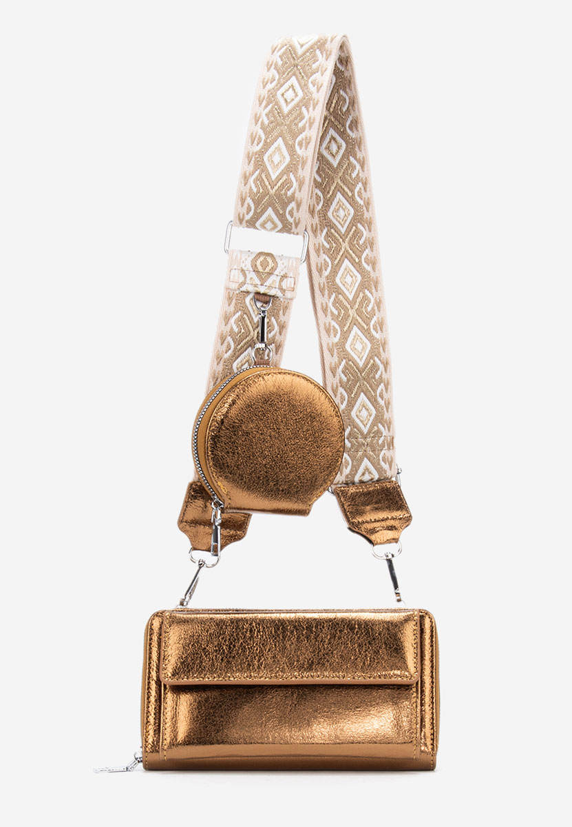 Клъч чанта Liada меден