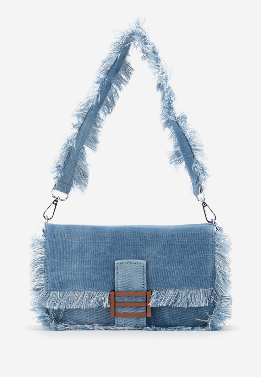 Чанта тип плик Deidria синя