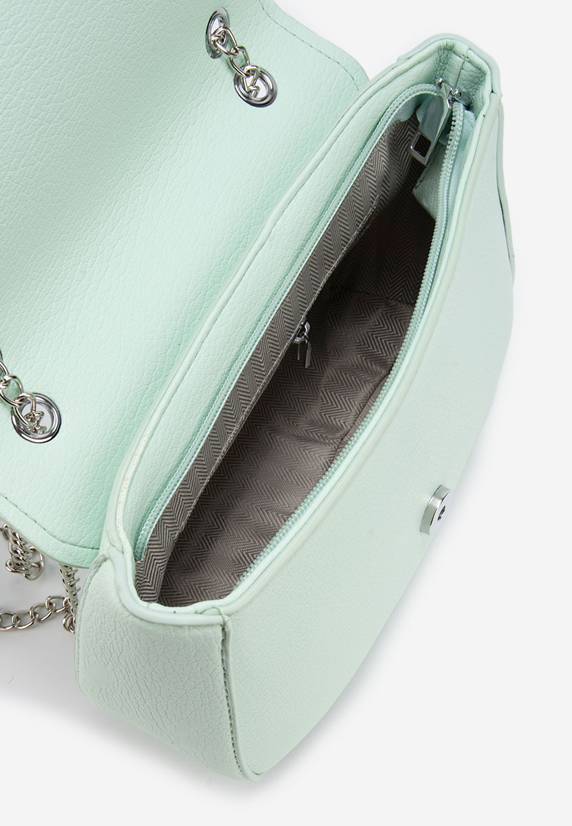 чанта за рамо Esara тюркоазена