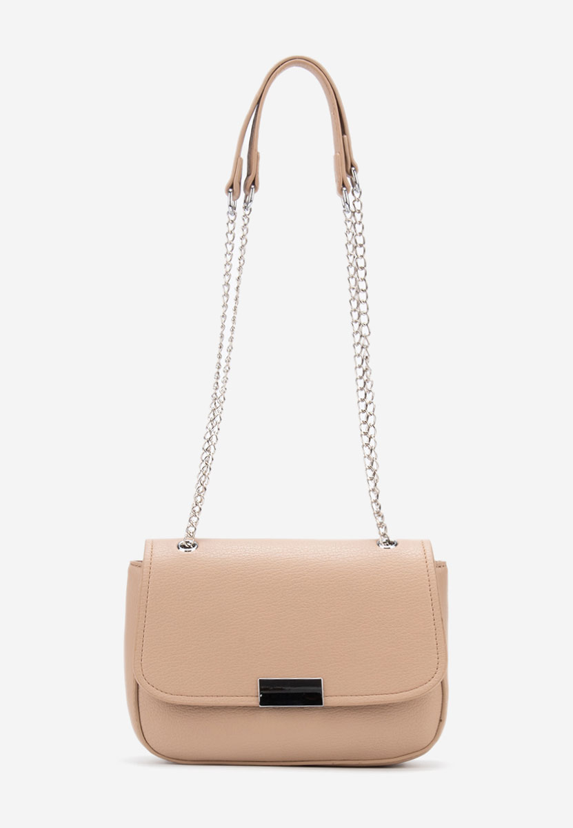 чанта за рамо Esara каки